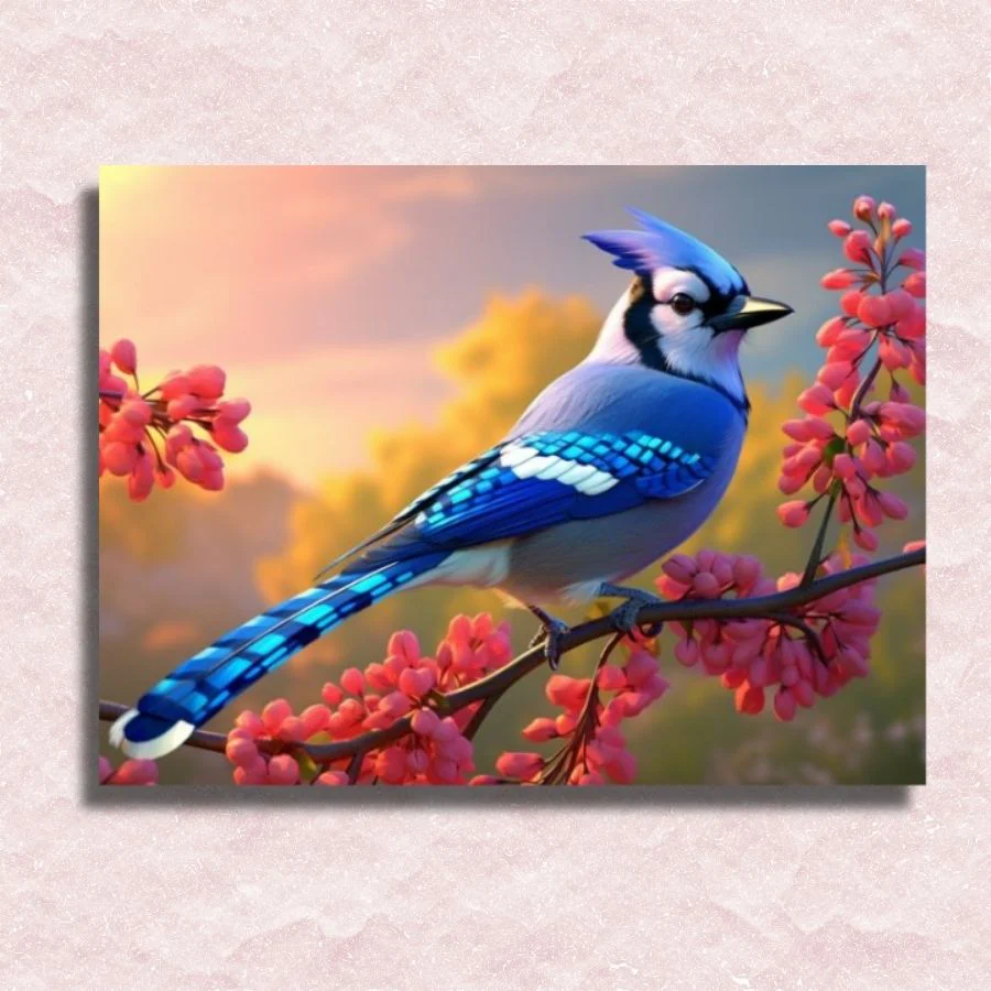 Blue Jay Paint by Numbers
