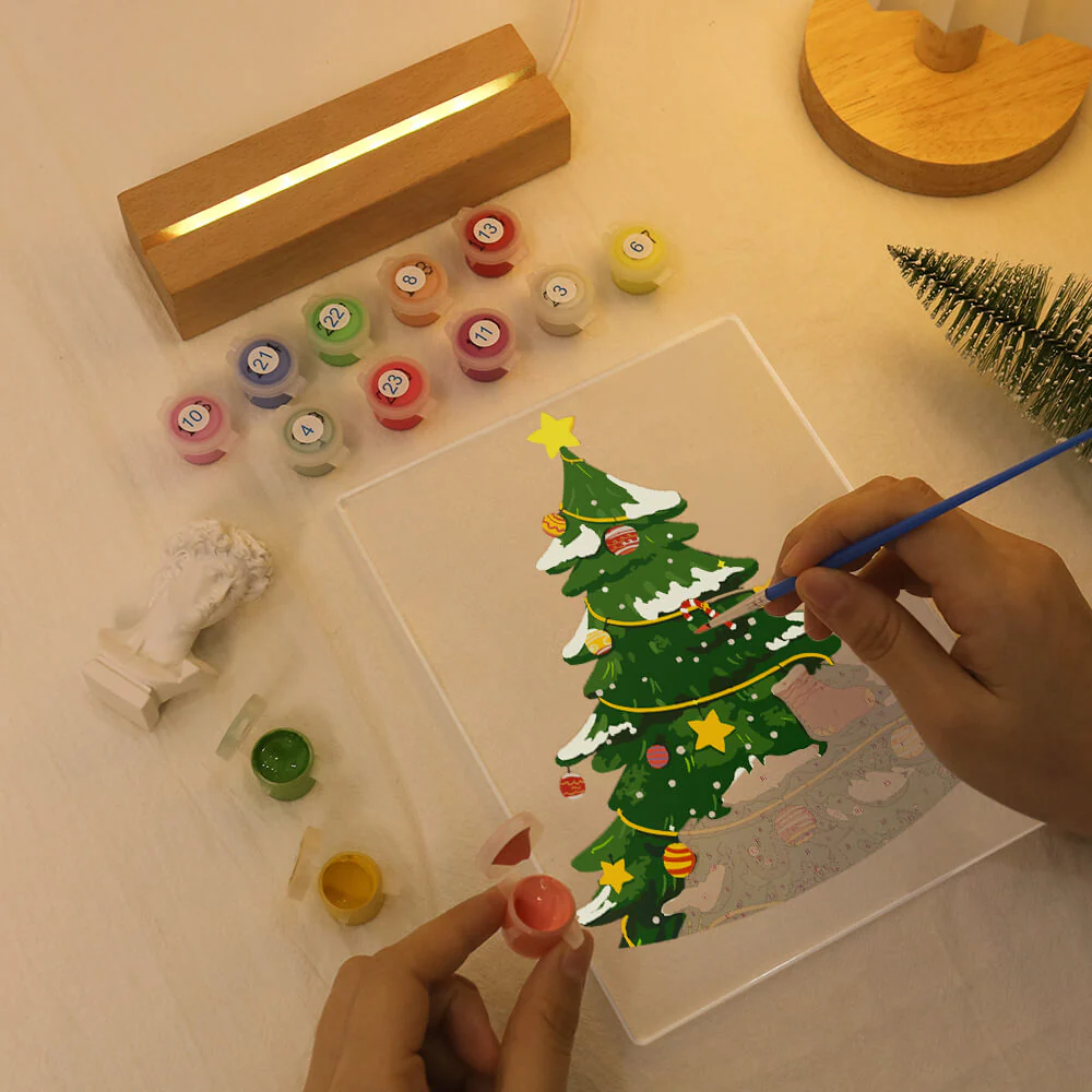 Christmas Lamp - Paint by Numbers - Image 6