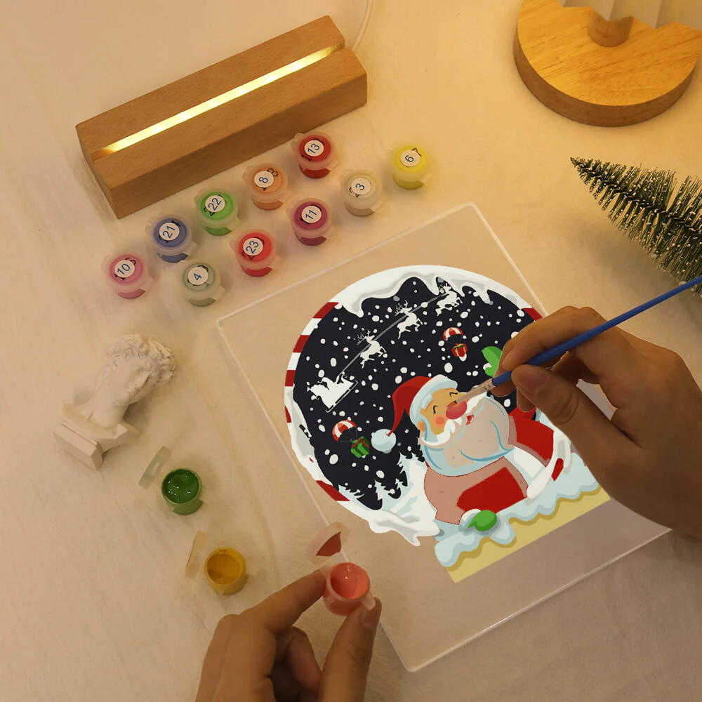 Christmas Lamp - Paint by Numbers - Image 8