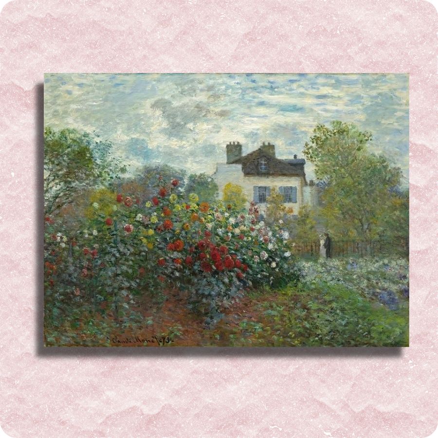 Claude Monet - A Corner of the Garden with Dahlias