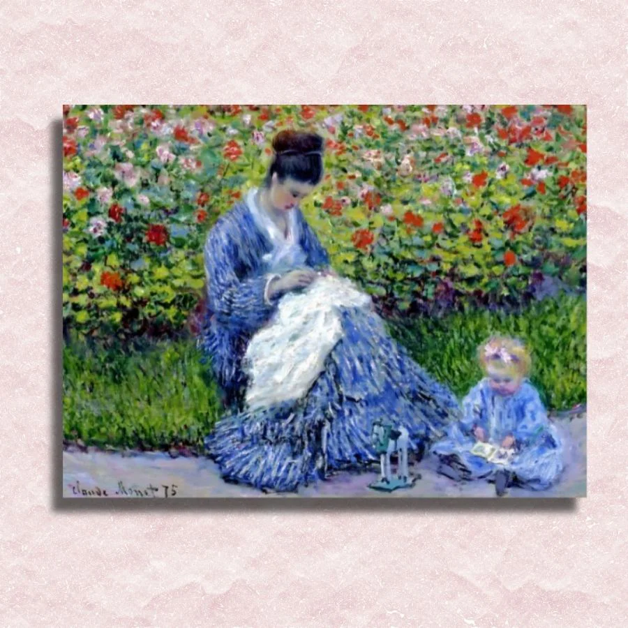 Claude Monet - Camille Monet and a Child