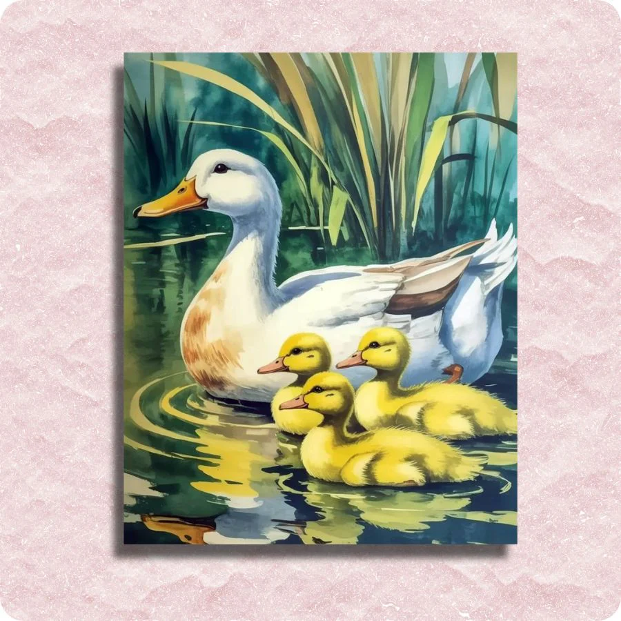 Ducks Family Paint by Numbers