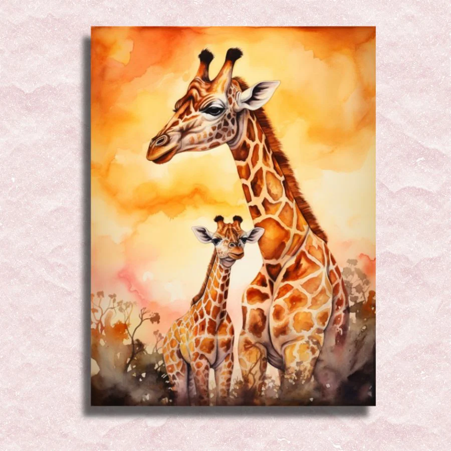 Giraffe and her Baby