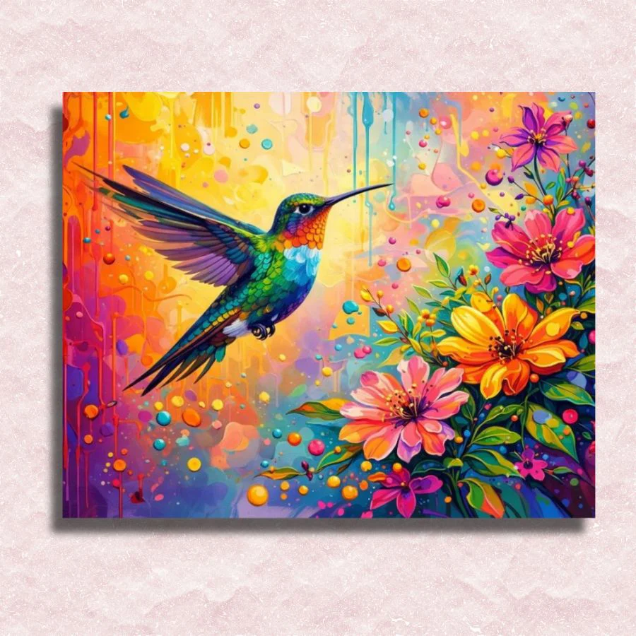 Iridescent Painted Hummingbird