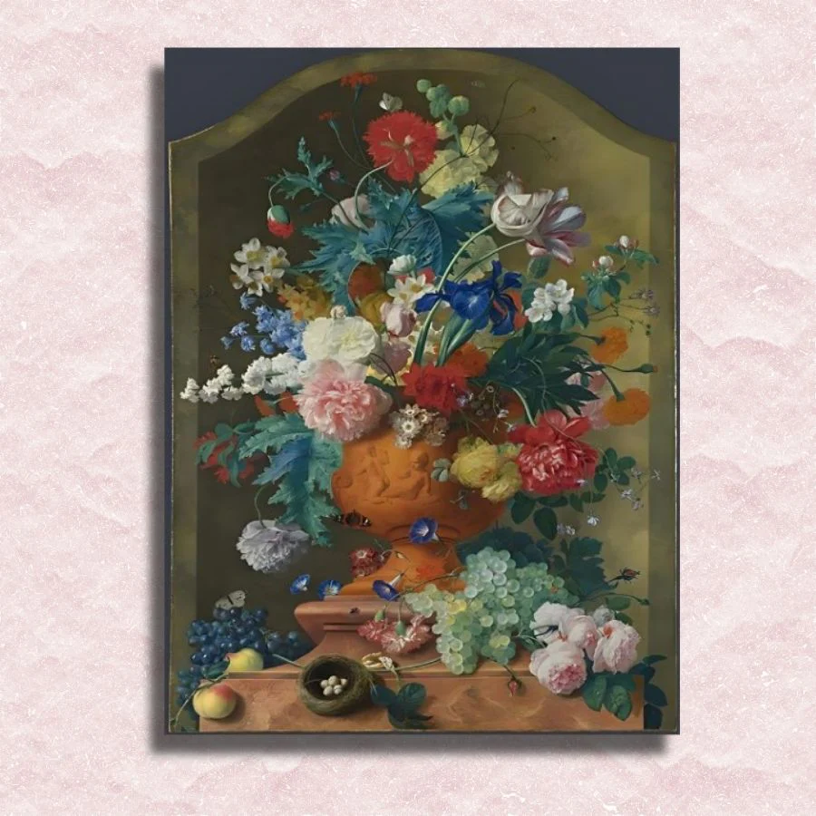 Jan Van Huysum - Flowers in a Terracotta Vase