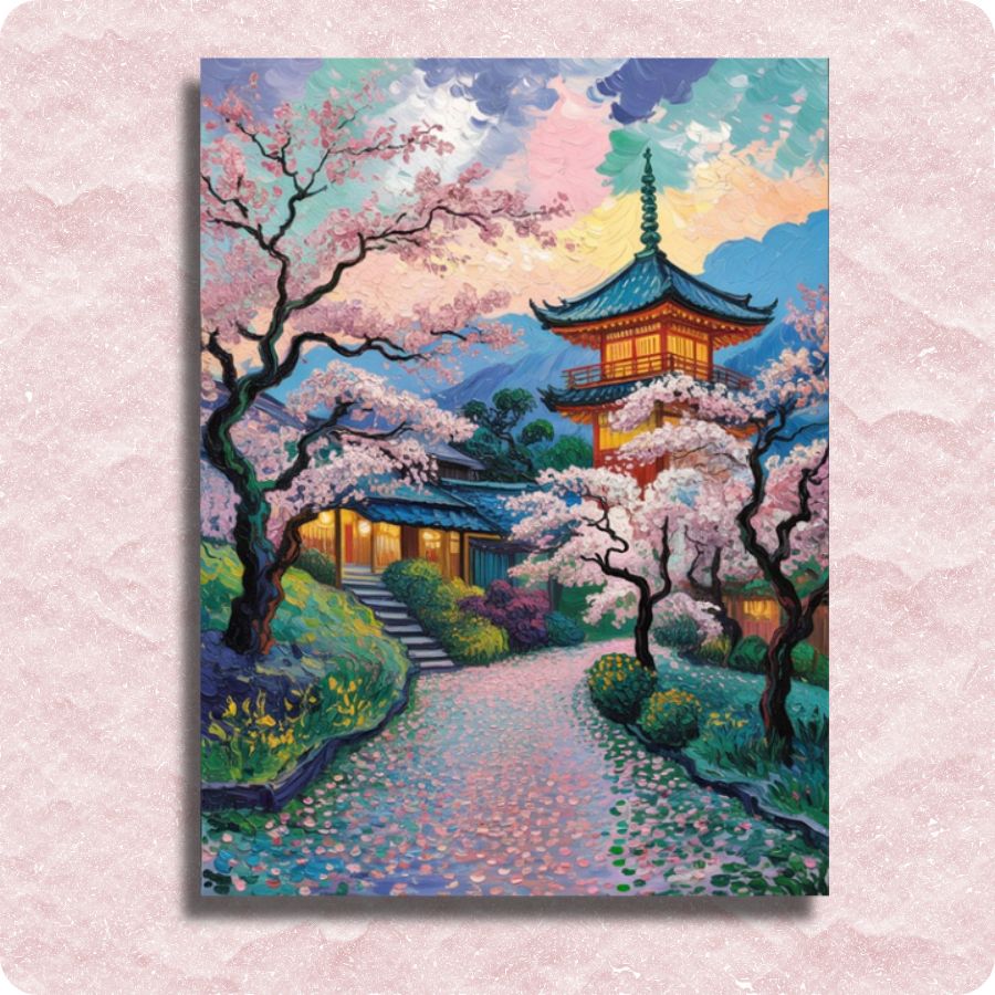 Japanese Garden - Paint by Numbers Kit