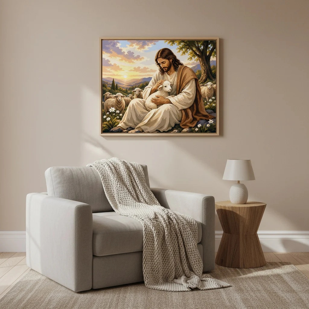 Jesus the Good Shepherd - Image 2