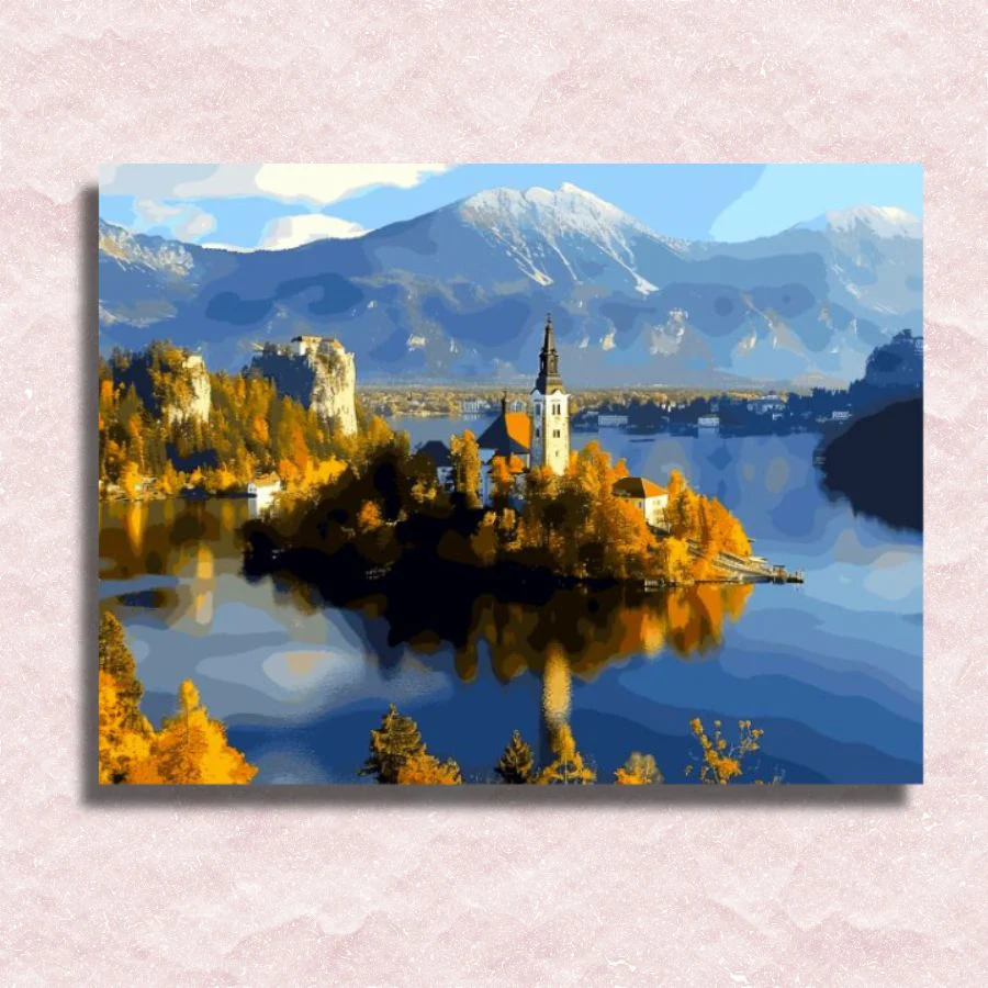 Lake Bled - Paint by Numbers