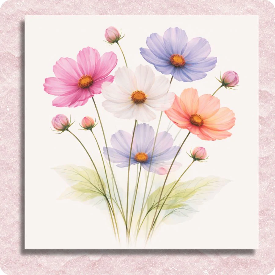 Mini Colorful Wildflowers