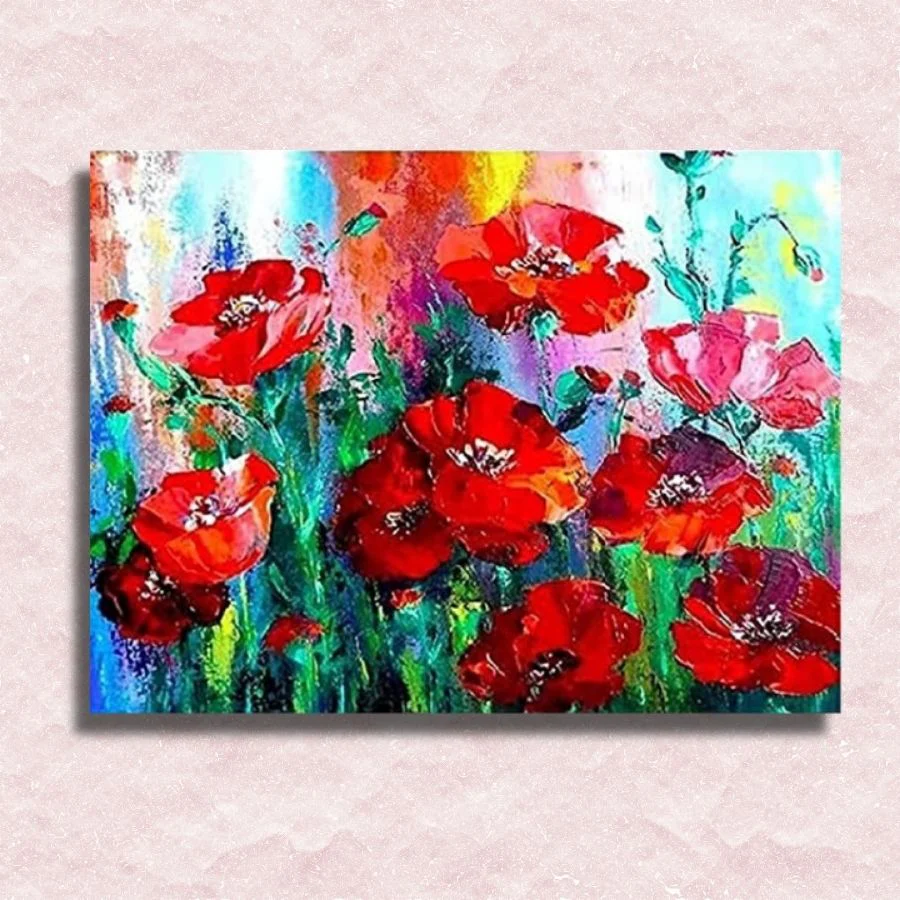 Modern Art Poppies