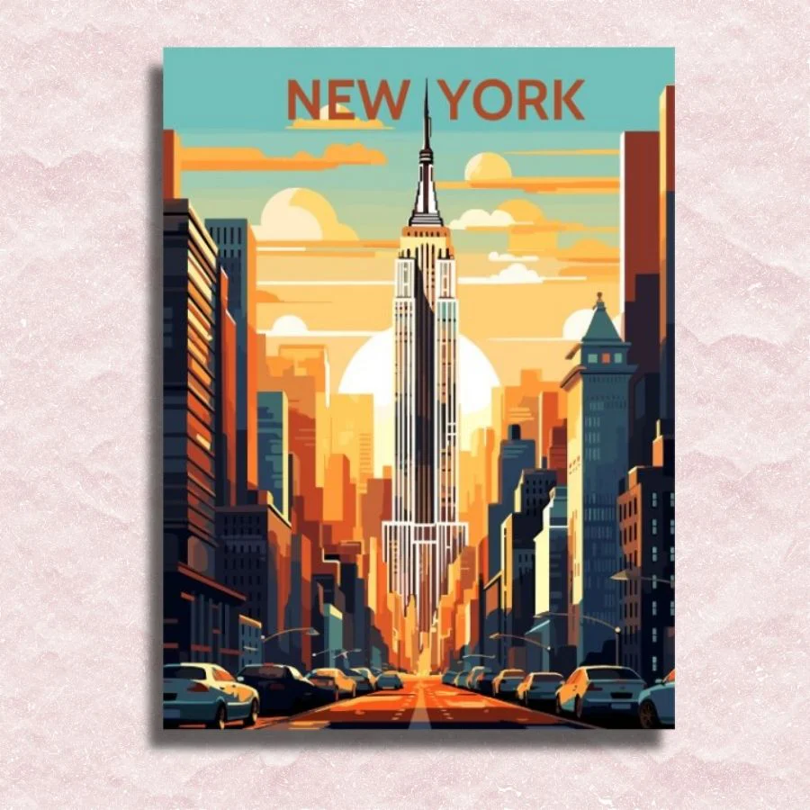 New York Poster - Paint by Numbers