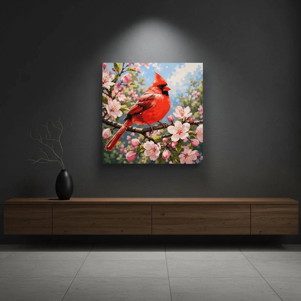 Red Cardinal Songbird - Image 2