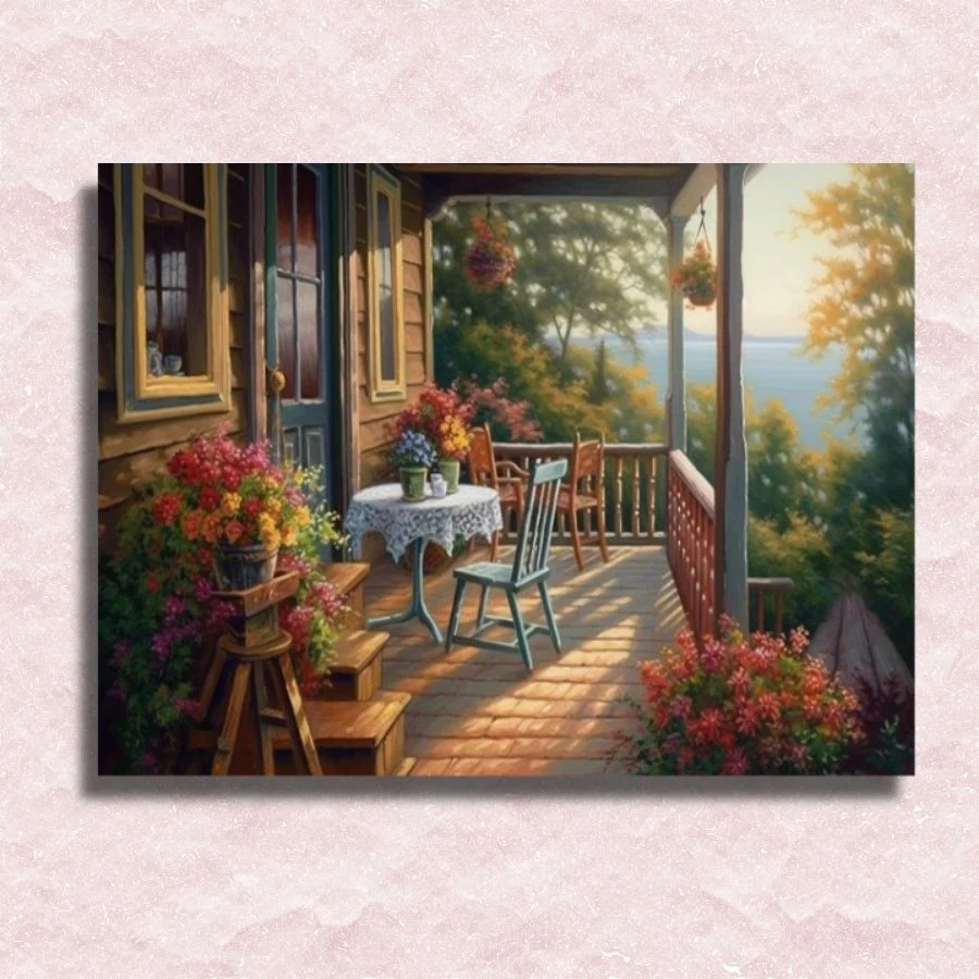Silver Lake Forest Hut - Paint by Numbers Kit
