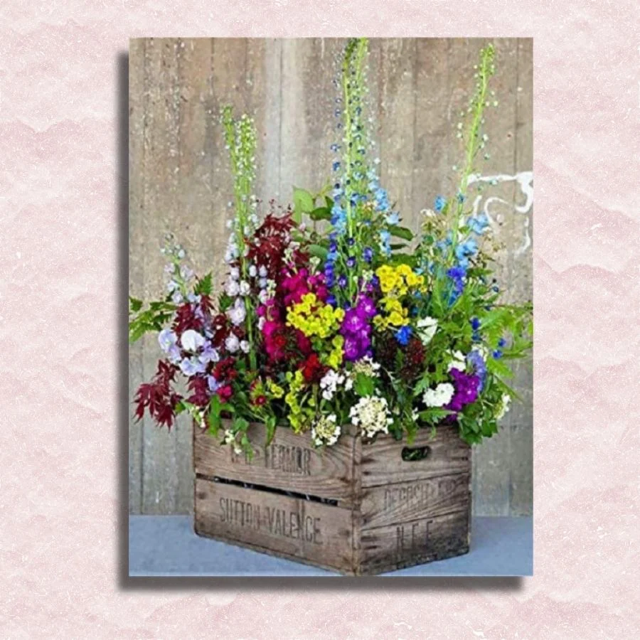 Vintage Flowers Box