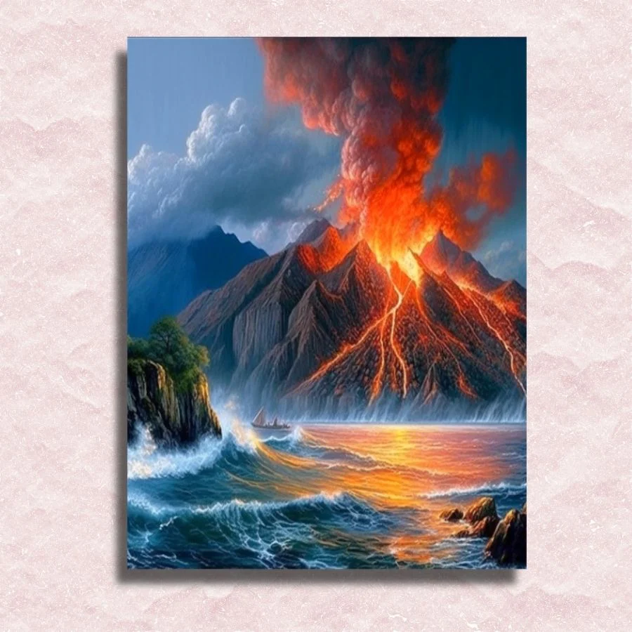 Volcano - Paint by Numbers Kit