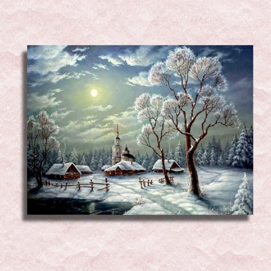 Winter Landscape - Paint by Numbers Kit