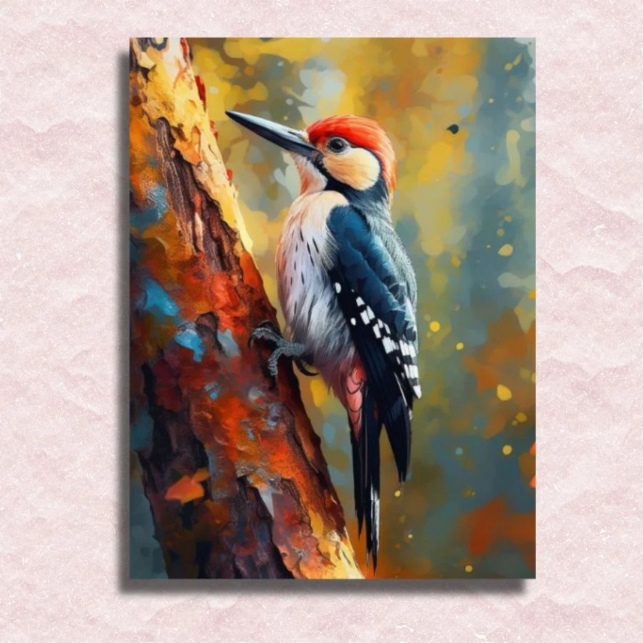 Woodpecker Paint by Numbers